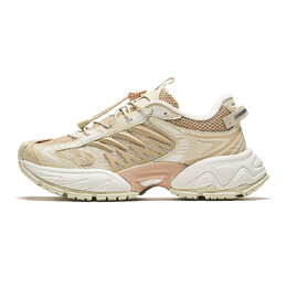 Кроссовки Anta Star Moon 2 Chunky Sneakers Women's Low-top Natural Wood Color / Granular Beige, бежевый 922438811-3 | natural wood color / granular beige