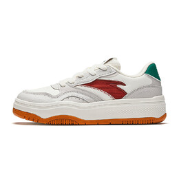 Кроссовки Anta Street Naughty Skateboarding Shoes Women's Low-top Ivory White/Cloud Gray/Dark Rust, слоновая кость/серый 922448077-2 | ivory white/cloud gray/dark rust