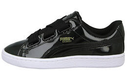 Кроссовки Puma Basket Heart Patent 'Black' Women's 363073-01