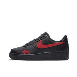 Кроссовки Nike Air Force 1 Skateboarding Shoes Unisex Low-top Black/Red, черный cw2288-001（team314-七彩红） | black