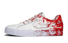 Кроссовки Nike Court Royale Skateboarding Shoes Unisex Low-top White, красный bq4222-103（team146-案发现场） | red and white