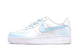Кроссовки Air Force 1 для скейтбординга унисекс с низким верхом белого/синего цвета Nike, белый cw2288-111(team140-凛冬恋歌) | white