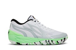 Кроссовки MB.02 Lo Puma, белый 379408 01 | elektro green/white