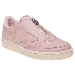Розовые женские кроссовки Club c38 из гладкой кожи на молнии bs6606 Reebok, розовый 2048137 | rosa