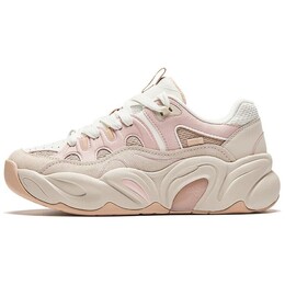 Кроссовки Anta Chunky Sneakers Women's Low-top Chalk White / Light Halo Pink / Light Walnut Color, розовый 122438888-2 | chalk white / light halo pink / light walnut color