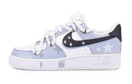 Кроссовки Nike Air Force 1 Skateboarding Shoes Women's Low-top Gray/Black/White, серый dd8959-100(team98-女款星星) | gray