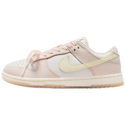Кроссовки Nike Dunk Skateboarding Shoes Women's Low-top Pink/yellow/white, розовый fb7910-601 | pink