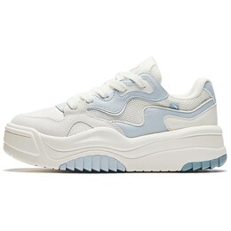 Кроссовки Anta Life Collection Skateboarding Shoes Women's Low-top Ivory White/phantom Blue, голубой 122438021-4 | ivory white/phantom blue