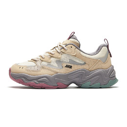 Кроссовки Anta Meteorite Lifestyle Shoes Women's Low-top Light Beige / Natural Wood Color / Charcoal Gray, бежевый 122438855-5 | light beige / natural wood color / charcoal gray
