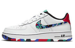 Кроссовки Nike Air Force 1 Low Crayon White Multi GS cu4632-100