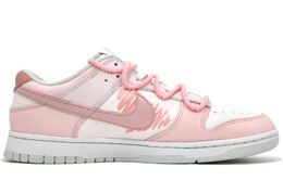 Кроссовки Nike Dunk Skateboarding Shoes Unisex Low-top Dark Pink Nubuck, цвет Love fans hf0730-160(team400-浪漫告白男女款粉) | love fans