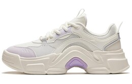 Кроссовки Anta Life Collection Lifestyle Shoes Women's Low-top Ivory / Sand Grey / Misty Purple, слоновая кость/серый/фиолетовый 922428821-3 | ivory / sand grey / misty purple