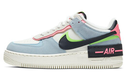 Кроссовки Nike Air Force 1 Low Shadow Sunset Pulse, белый/голубой/темно-синий cu8591-101