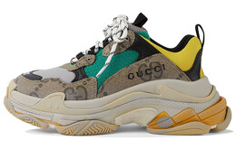 Кроссовки Balenciaga Gucci X Balenciaga Women's Triple S 'The Hacker Project - Beige Yellow' Women's 677193 umo20 9766