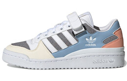 Кроссовки Adidas Originals Forum Low Wear-resistant Non-Slip Casual Skateboarding Shoes White Blue Gray Women's gz4405