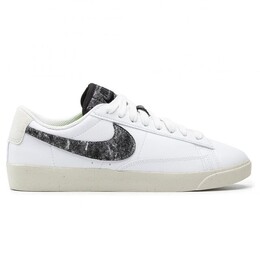 Кожаные женские кроссовки Blazer low se со шнуровкой da4934 100 Nike, белый 4796498 | weiß