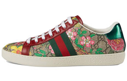 Кроссовки Gucci Ace Red GG Supreme Women's 433900 ht520 8490