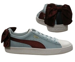 Синие женские кроссовки New School Basket Bow Puma, синий 4077308 | blau