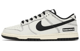 Кроссовки Nike Dunk Skateboarding Shoes Unisex Low-top Black/white, белый dd1391-100(teamfour-男女款线条熊猫2) | white