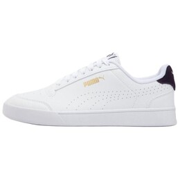 Кроссовки Puma Shuffle Perf Skateboarding Shoes Unisex Low-top White/gold, белый/золотой 380150-05 | white/gold