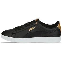 Кроссовки Puma Vikky V3 Skateboarding Shoes Women's Low-top Black/gold, черный/золотой 386382-01 | black/gold