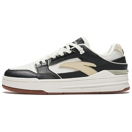 Кроссовки Anta Street Naughty Skateboarding Shoes Women's Low-top Ivory White / Basal Black / Grain Beige, слоновая кость/черный/бежевый 122438052-3 | ivory white / basal black / grain beige