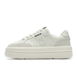 Кроссовки Fila Victoria Skateboarding Shoes Women's Low-top Vintage White, белый f12w431205faw | vintage white