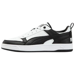 Кроссовки Puma DRIBBLE Skateboarding Shoes Unisex Low-top White - Black, белый 400326-05 | white - black