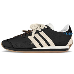 Кроссовки COUNTRY OG Lifestyle Унисекс С Низким Берцем Черного цвета Adidas id1142(teamy-男女款熊仔奶昔米黑) | off white