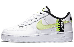 Кроссовки Nike Air Force 1 Low Worldwide White Barely Volt GS cn8536-100