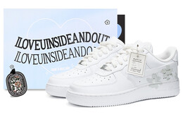 Кроссовки Nike Air Force 1 Skateboard Shoes Women's Low-Top White Gray dd8959-100