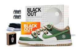 Кроссовки Nike Dunk Skateboard Shoes Women's Low-Top Green White dx6063-131