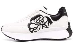 Кроссовки Alexander McQueen Sprint Runner Lifestyle Female, белый/черный 691039wic959061