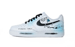 Кроссовки Nike Air Force 1 Skateboard Shoes Women's Low-Top Black White dd8959-100（team240-滑板少女） | black/white