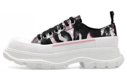 Кеды женские Alexander McQueen Tread Slick Lace Up, белый / черный 733065w4pm18893