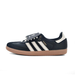 Кроссовки для скейтбординга Samba LT женские, низкие, белый Adidas ig2010(team311-黑米白缝线) | black