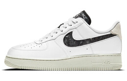 Кроссовки Nike Air Force 1 Low '07 Se Recycled White Black Light Bone Women's da6682-100