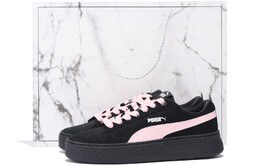 Кроссовки Puma Smash Platform Skateboarding Shoes Women's Low-top Pink, цвет Blackberry 366488-02(team265-女款黑粉莓莓sbox) | blackberry