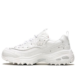 Кроссовки d'lites glamour feels low/dad shoes gs white Skechers, бежевый 13087-wsl | cream