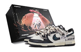 Кроссовки Nike Dunk Low, черный/белый cw1590-100