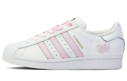 Кроссовки Adidas Superstar Skateboarding Shoes Unisex Low-top White/Pink, белый eg4958(team128-白粉蝴蝶结) | white