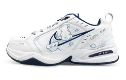 Кроссовки Nike Air Monarch 4 Chunky Sneakers Unisex Low-Top Blue 415445-102(team76-幸运熊白蓝) | white