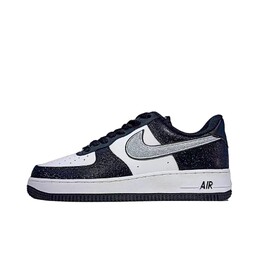 Кастомизированные кроссовки Nike Air Force 1 Skateboard Shoes Unisex, черный/белый dv0788-001(team133-空军熊猫满天星银钩) | black