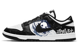 Кроссовки Nike Dunk Skateboard Shoes Women's Low-Top White Black, черный cw1590-100(team355-追风小熊) | black
