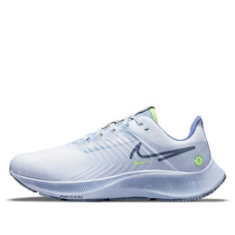Кроссовки air zoom pegasus 38 shield Nike, белый do2341-144 | white/green/gray/purple
