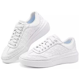 Кроссовки Skechers Court Classics Skateboarding Shoes Women's Low-top White, белый 185066-wht | white