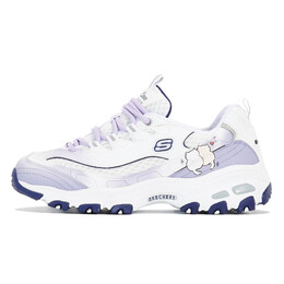 Кроссовки Skechers D"Lites 1.0 Chunky Sneakers Women's Low-top Purple, фиолетовый 99999863-wnv(team399-靠背猫) | white/purple