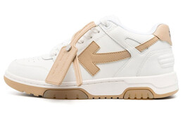 Кроссовки Off-White Out Of Office Calf Leather White Camel Women's owia259f22lea0010162