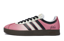 Кроссовки Adidas neo Skateboarding Shoes Unisex Low-top Black/beige, черный id6015(team80-男女同款热恋桃粉) | pink black rice