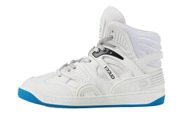 Женские кроссовки Gucci Basket, белый/синий 661310 2sha0 9014